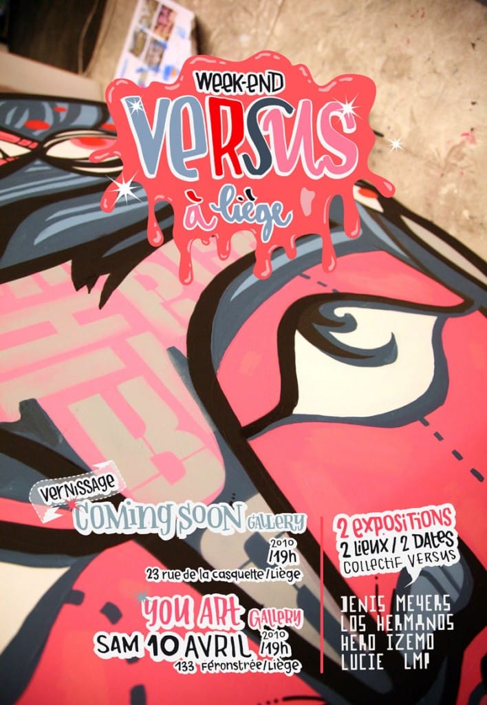 AFFICHE-VERUS-OK-oli Lisa Carletta Lucie Burton Denis Meyers Mike LAtona Hero Olivier Dressen Kris Genijn Izemo