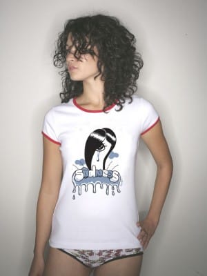 olivier dressen tee shirt "sadness" for girl.