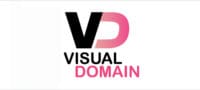 Visual Domain event banner with red and white logo and text promoting the 18 March BXL event.