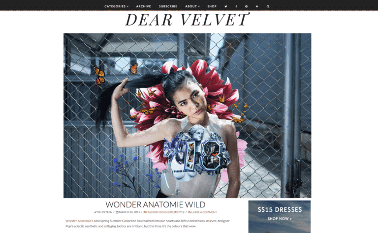 Dear Velvet, Wonder Anatomie, Siam Center, Thailand, Bangkok, Studio Supreme, Olivier Hero Dressen, Luca Buzas