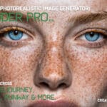 AI Render Pro product box with a realistic woman's face and AI Render Pro 2.0 text