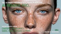AI Render Pro product box with a realistic woman's face and AI Render Pro 2.0 text