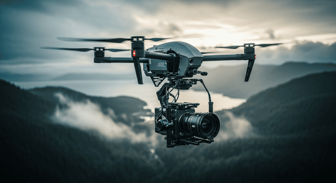 Drone cinematography techniques