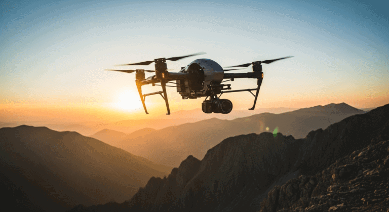 Drone cinematography techniques