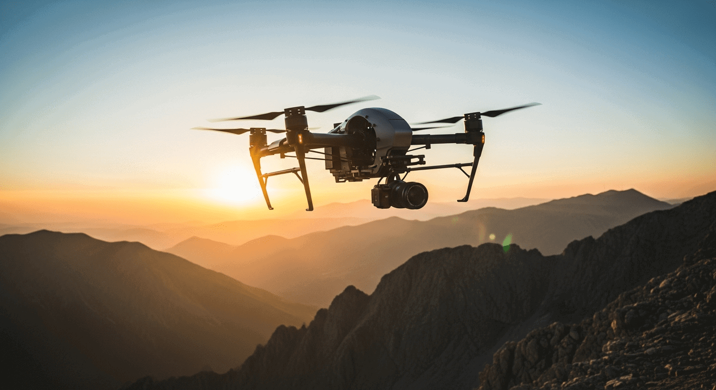 Drone cinematography techniques