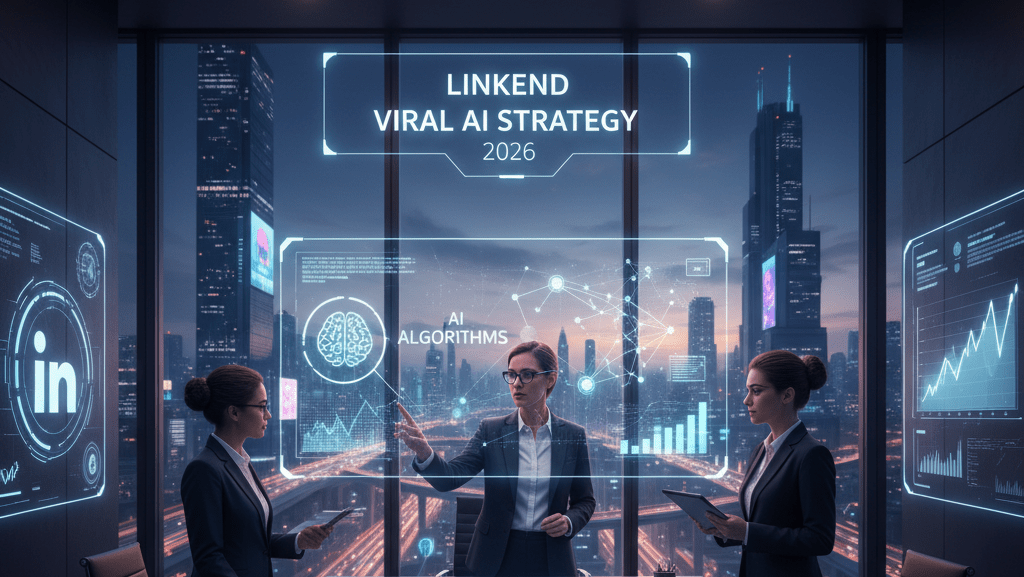 linkedin viral - editorial illustration