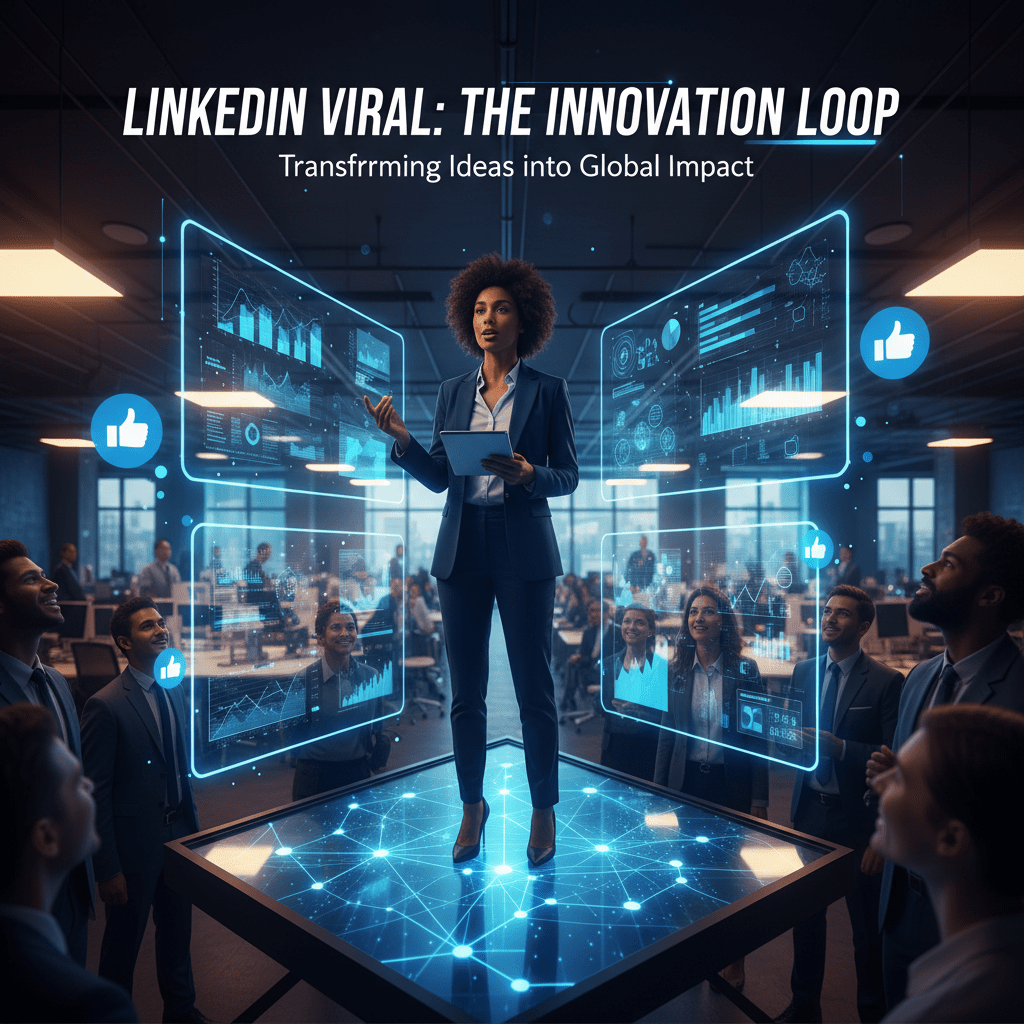 linkedin viral - AI Render Pro illustration