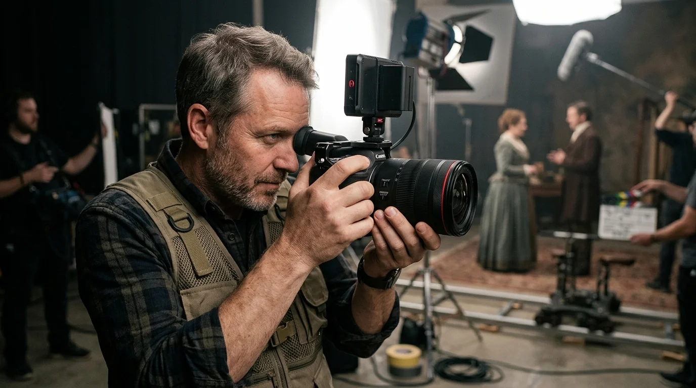 canon rf 20 50mm filmmaker in use