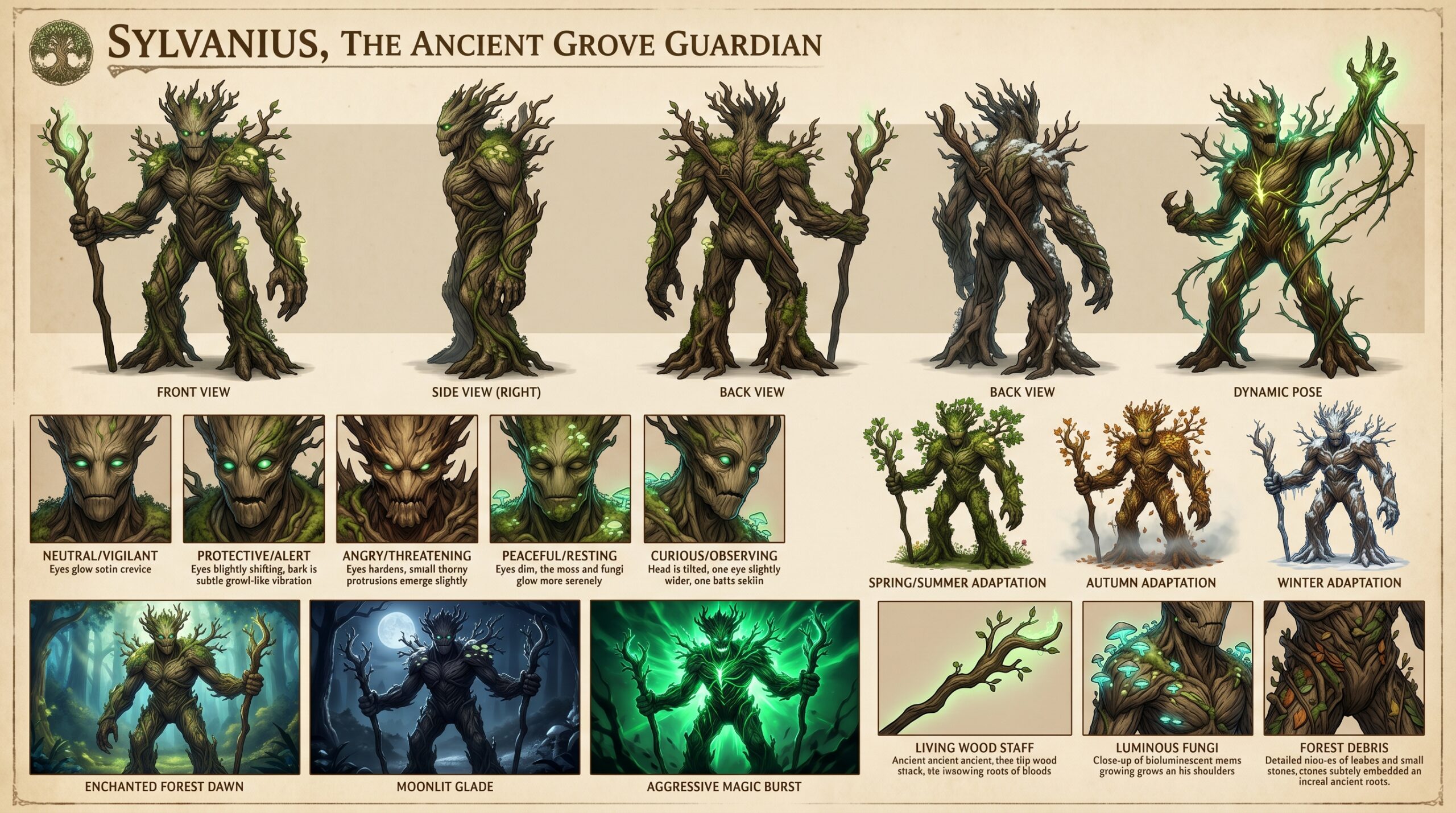 8 Ultimate Character Sheet Prompts for Nano Banana 15 character sheet — prompt render 4