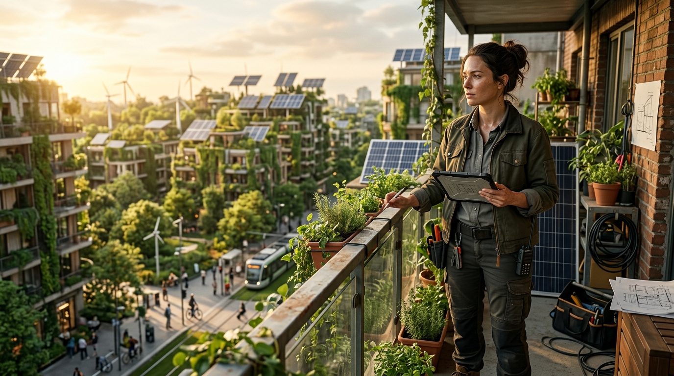 AI Personas: 10 Essential Design Prompts for Consistent Characters 14 The Solarpunk Engineer - AI personas character design prompt