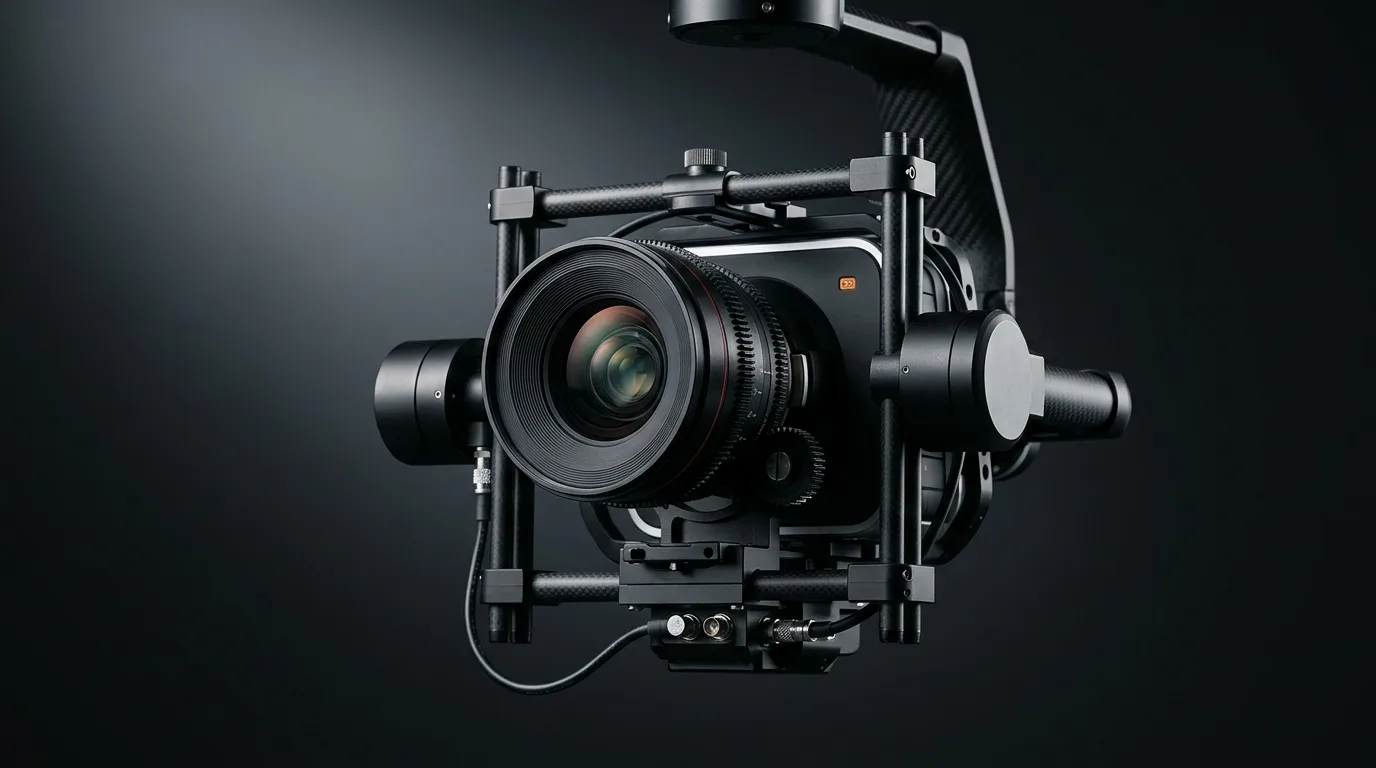 Dramatic close-up visual for Aerial Cinematography, practical guide for, drone cinematography (AI Render Pro)