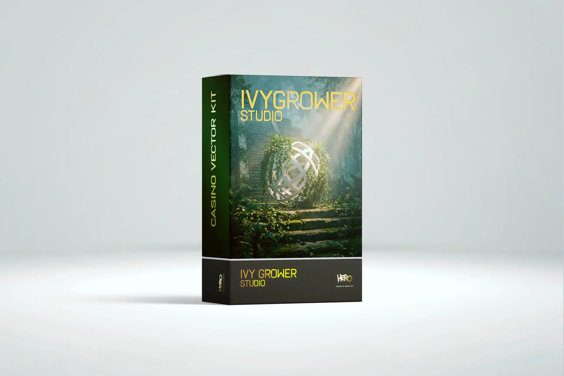 Ivy Grower Studio, the browser based 3D ivy and vine generator that replaces the old Cinema 4D ivy plugin