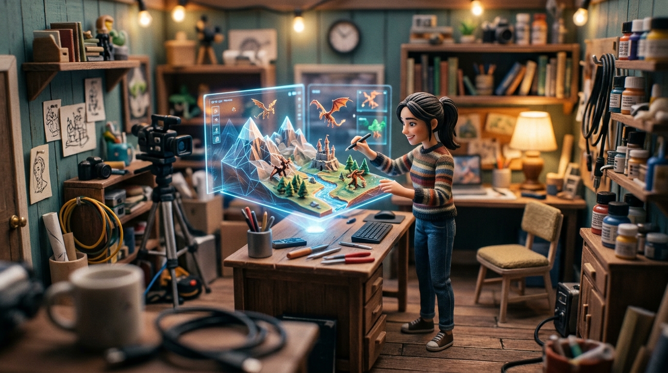 Veo 3 workflow — AI Render Pro illustration