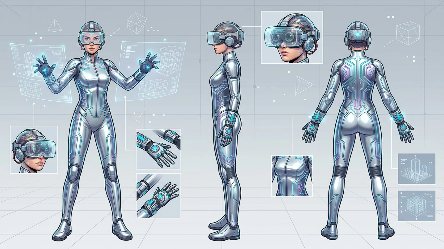 character sheets, prompt render 6
