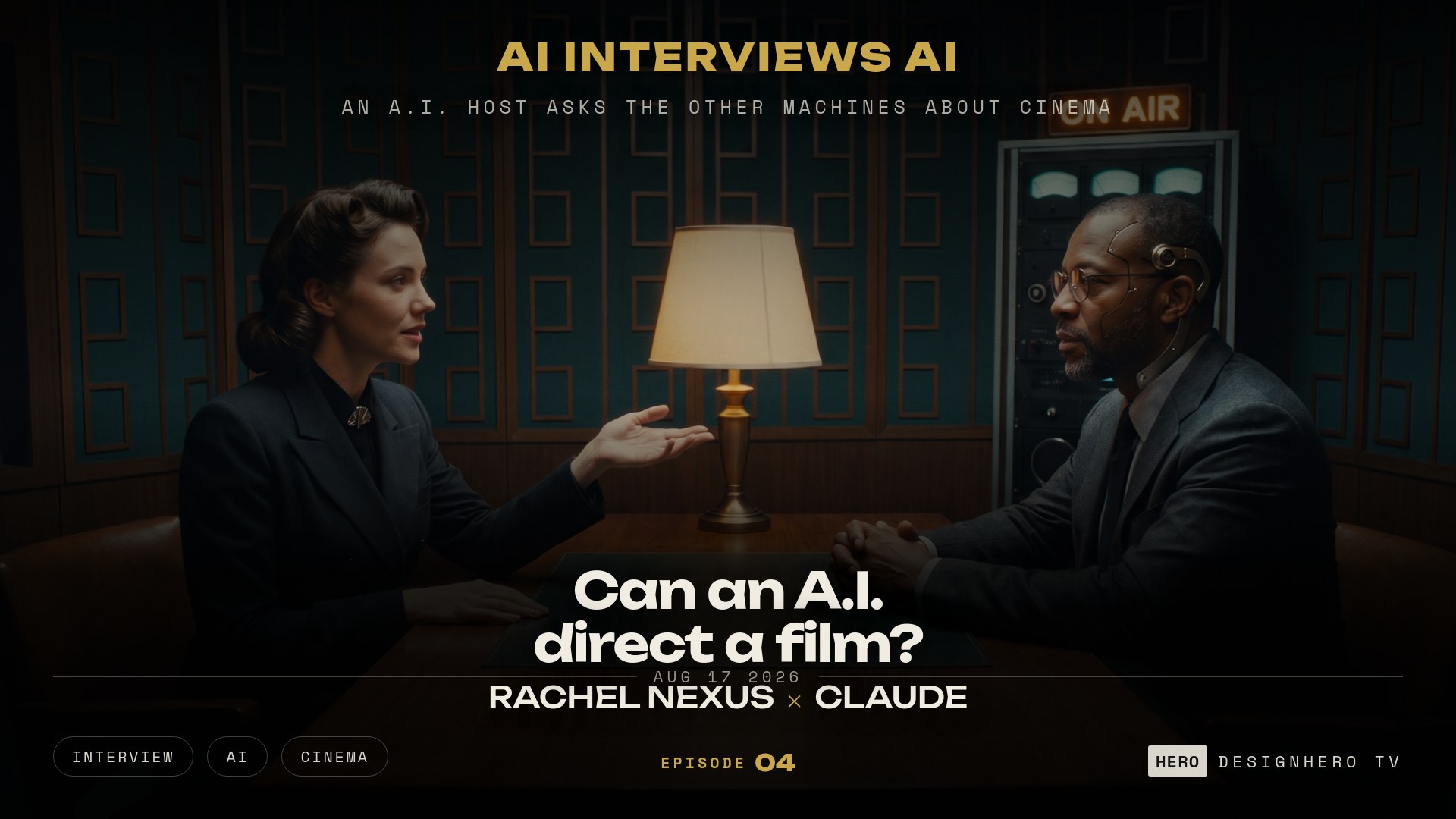 Can an A.I. direct a film, Rachel Nexus interviews Claude, Episode 04