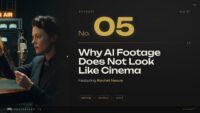 Why AI footage does not look like cinema, DesignHero TV podcast Episode 05 cover