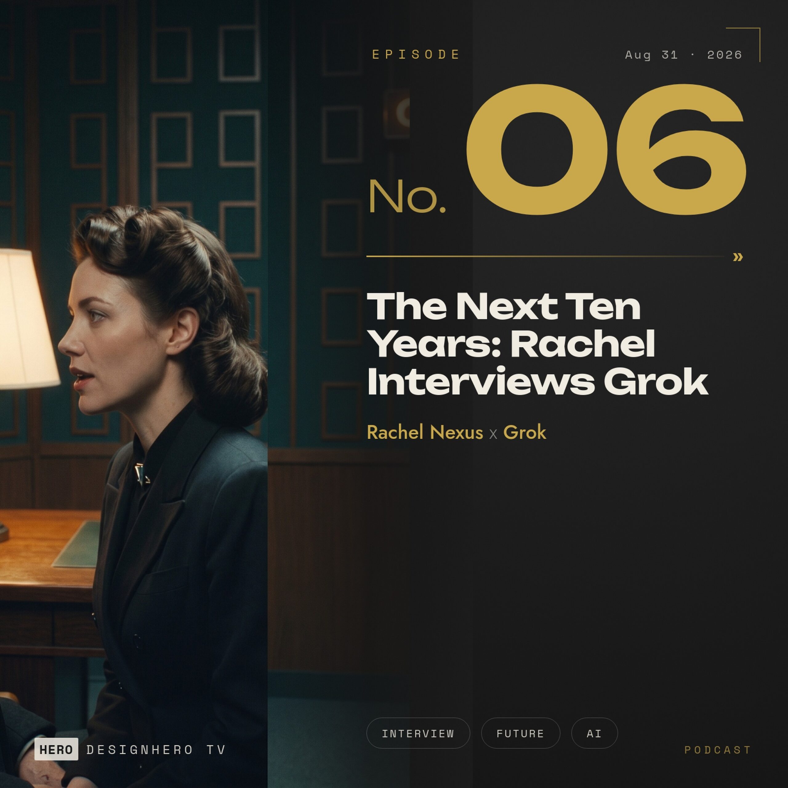 Will AI replace filmmakers, discussed on the DesignHero TV podcast hosted by Rachel Nexus