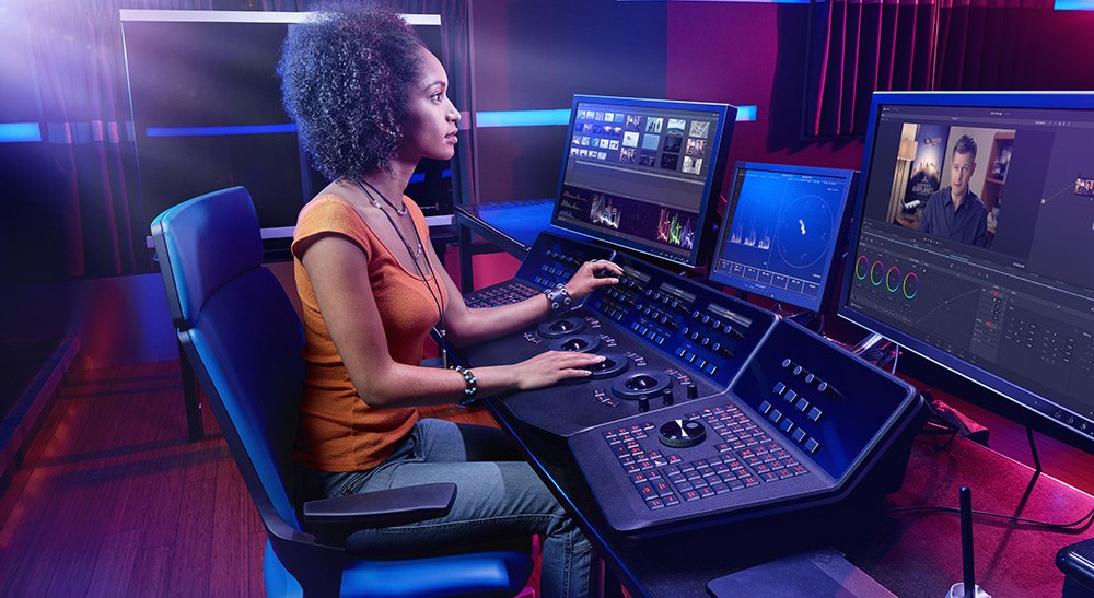 DaVinci Resolve timeline, the finishing environment for AI generated shots