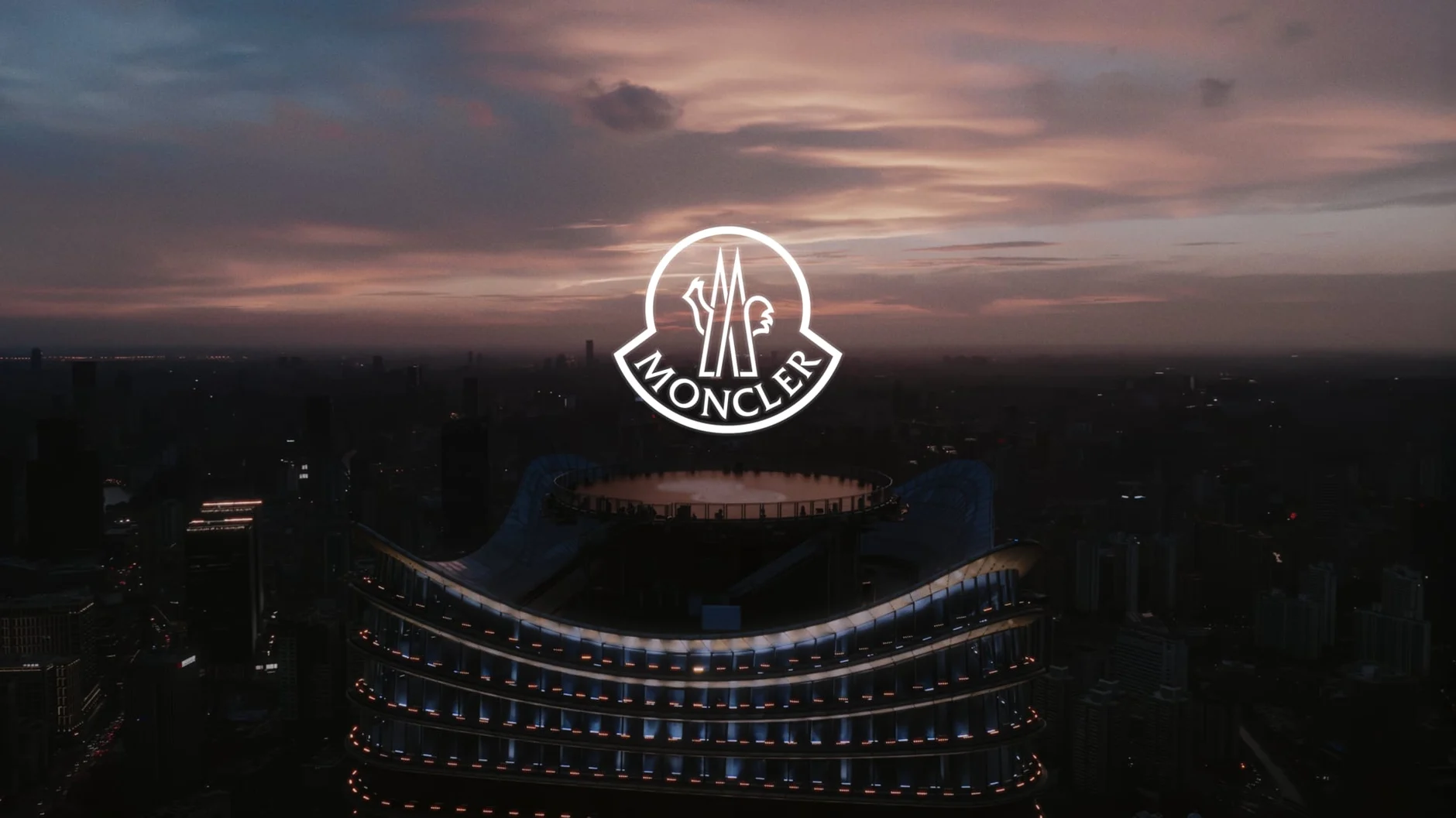 Moncler 70th Anniversary drone film, Pudong, Shanghai