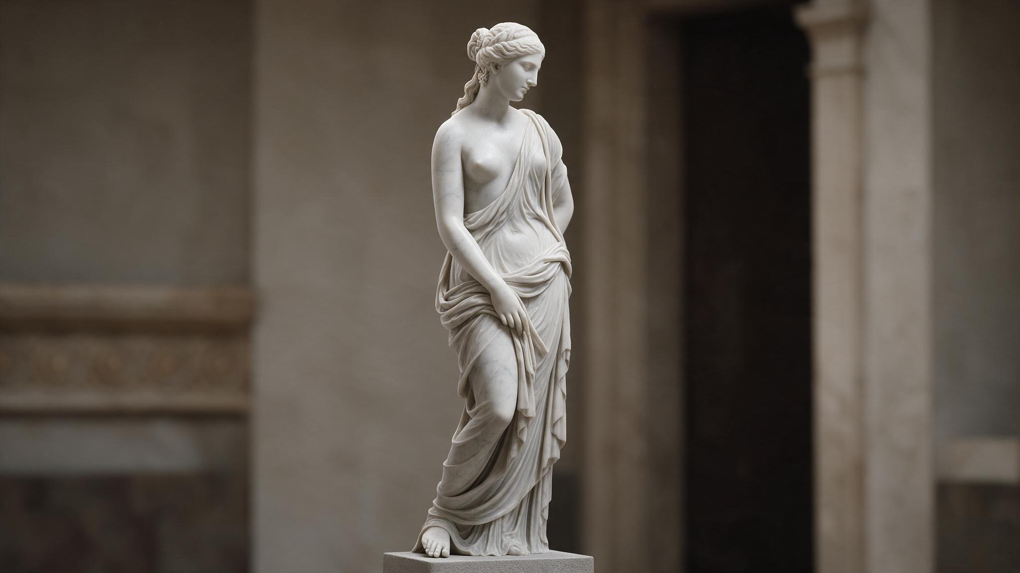 Adult AI  Render Pro Studio image model is seedream 5 pro classic Greek Sculpture