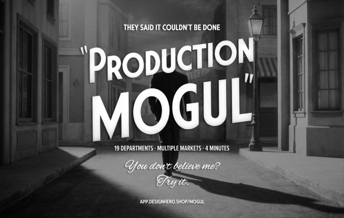 Production Mogul: Price a Production in the Time It Takes to Read the Brief 2 Production Mogul film production budgeting software